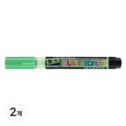 문화연필 블랙보드마카, 초록, 2개