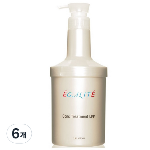 일진코스메틱 에가리떼 콩크 헤어트리트먼트 LPP, 1000ml, 6개