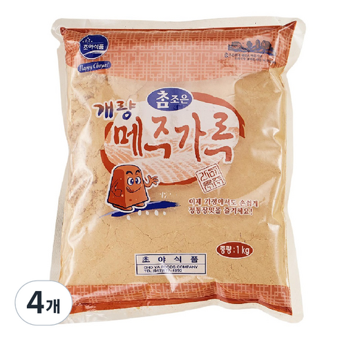 초야식품 참조은 개량메주가루, 4개, 1kg