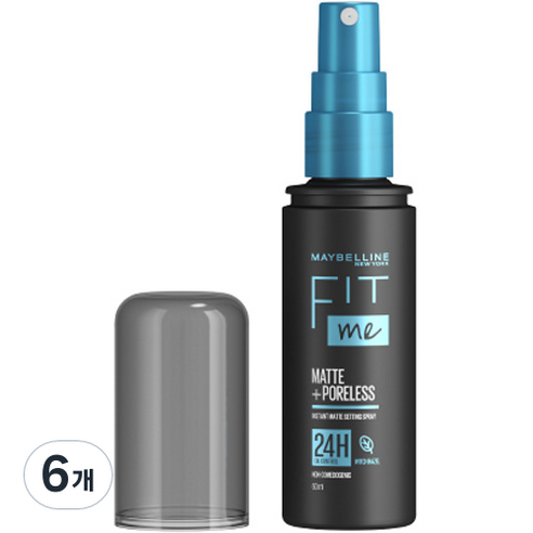 메이블린 핏 미 매트 포어리스 메이크업 세팅 스프레이, 60ml, 6개