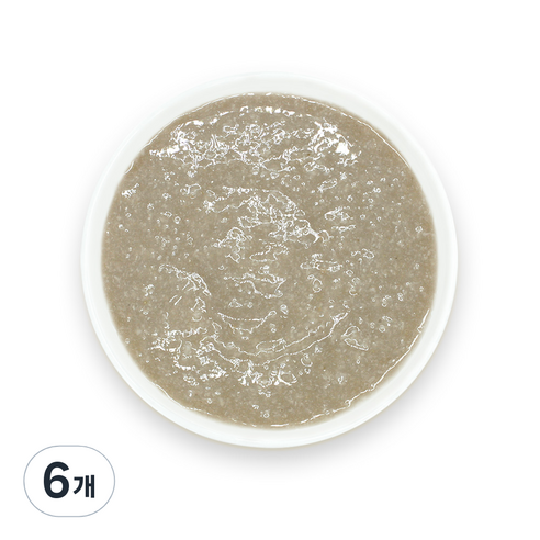 짱죽 실온이유식 초기 7개월부터 한우양송이 묽은죽, 혼합맛, 160g, 6개