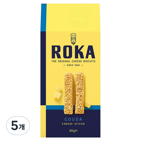 ROKA 고다 치즈 스틱, 5개, 80g