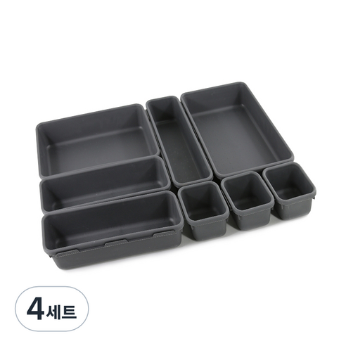 마이웨이 정리함 그레이 세트, 4세트