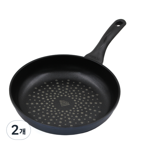 키친웰 셰프요리 다이아몬드 프라이팬, 26cm 프라이팬, 2개