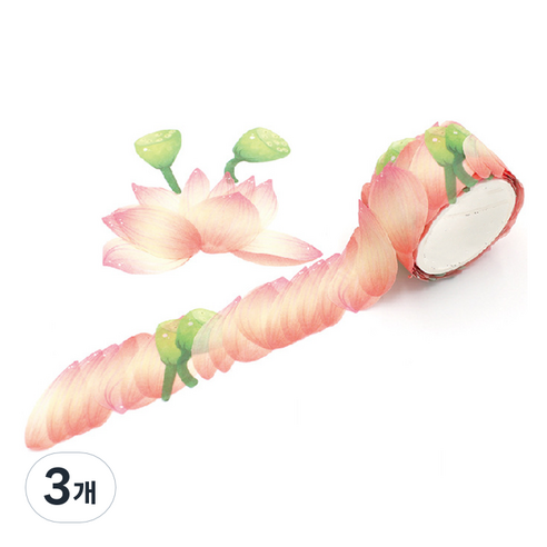 라이크존 접착 종이 마스킹테이프, 타입4, 3개