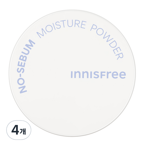 이니스프리 노세범 모이스처 파우더 5g, 4개