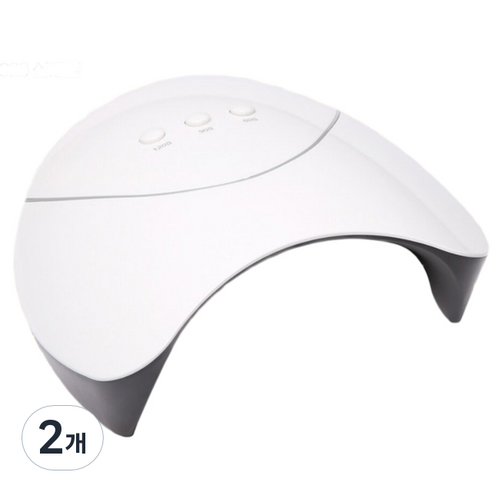 LED UV 젤네일 라인램프 Z3 36W, 2개, 화이트