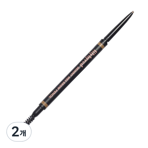 릴리바이레드 스키니 메스 브로우 펜슬 0.06g, 06 애쉬브라운, 2개