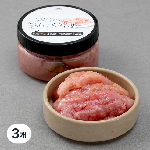 일미식품 입맛살리는 못난이 순명란젓, 500g, 3개
