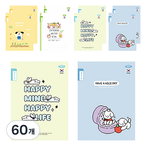 펜피아 800 초등 글짓기장 제본노트, 랜덤발송, 60개
