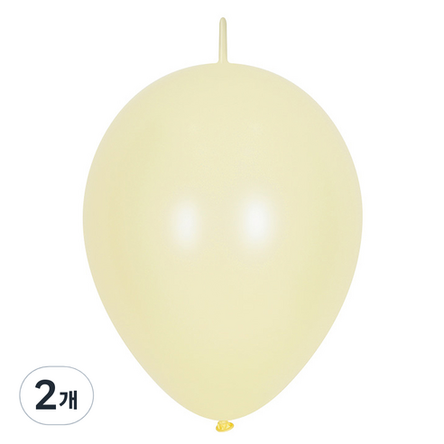 셈퍼텍스 링커 풍선 30cm 30p, 파스텔메이트 옐로우, 2개