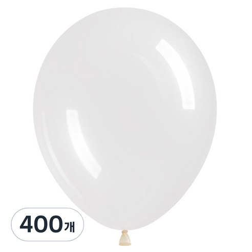 조이벌룬 풍선 13cm, 300 투명클리어, 400개