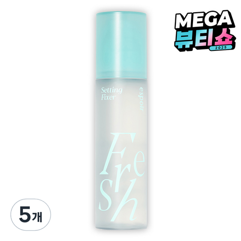 에스쁘아 프레쉬 세팅 메이크업픽서, 100ml, 5개