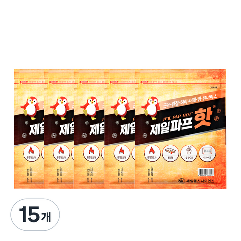 제일파프 핫카타플라스마, 5매, 15개