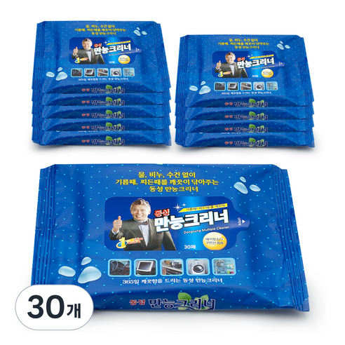 동성크리너 만능크리너 티슈형 30p, 30개