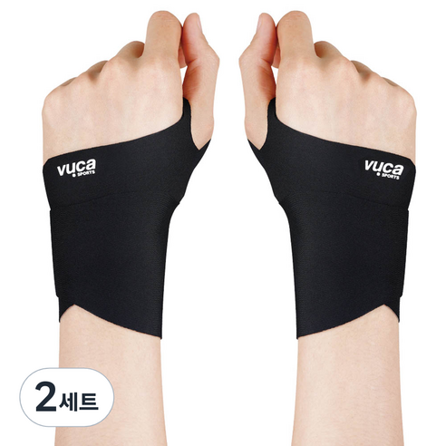 뷰카 스포츠 레디 투 무브 손목보호대 2P, 2세트, 혼합색상