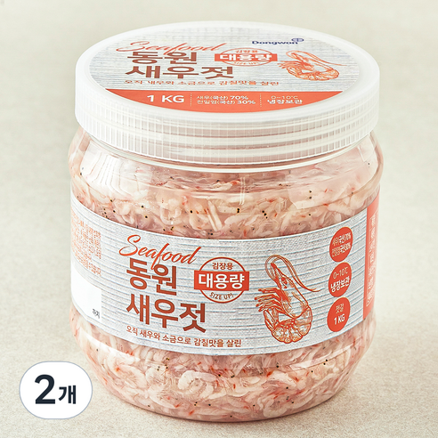 동원산업 새우젓, 1kg, 2개