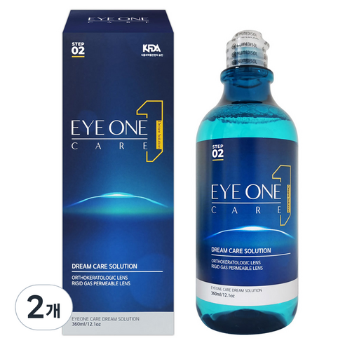 아이원케어 드림 케어 솔루션 렌즈 보존액, 2개, 360ml
