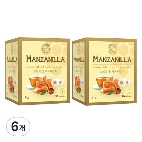 도밍고 꿀캐모마일차, 1.3g, 10개입, 6개