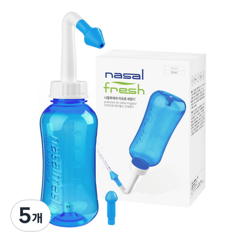 나잘후레쉬 의료용 코세정기 MS500 blue, 5개