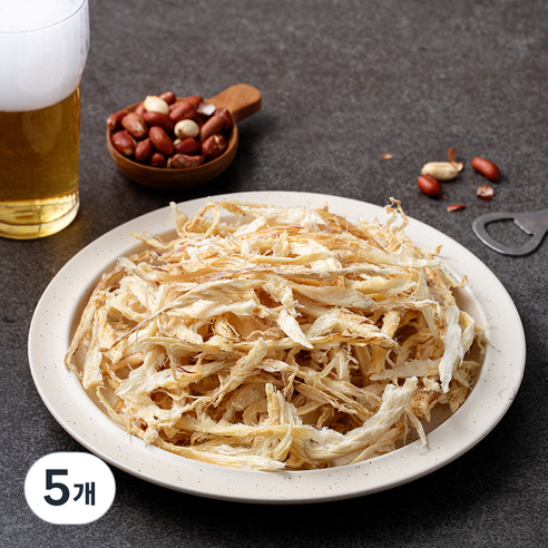손질먹태채, 5개, 120g