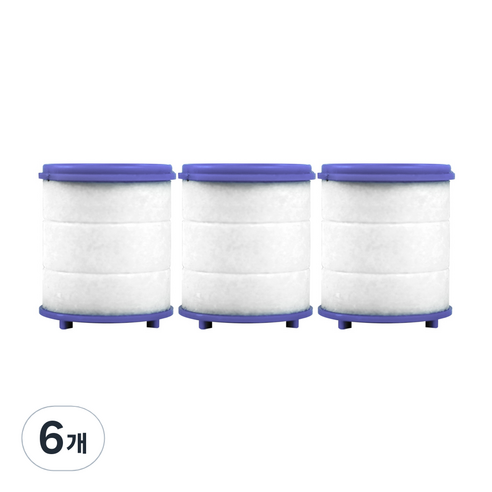 디자인비 세면대 교체필터, 6개