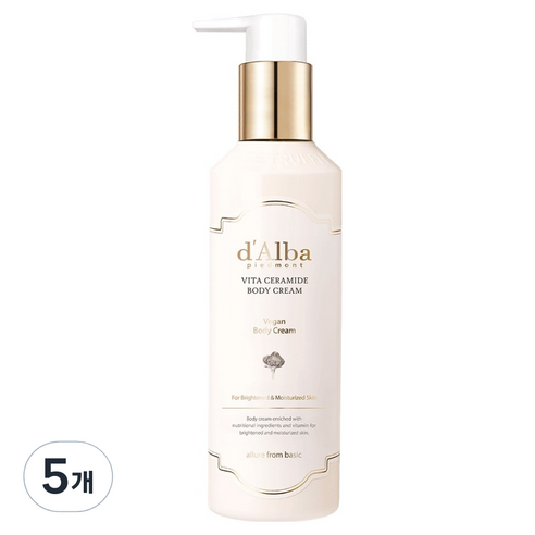 달바 비타 세라마이드 바디 크림, 270ml, 5개