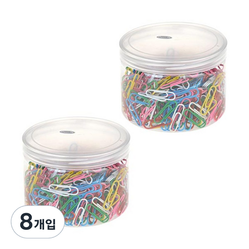 블루마토 컬러 클립1, 500개, 8개입
