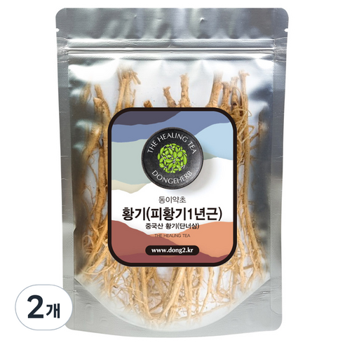 동이약초 피황기 1년근, 150g, 2개
