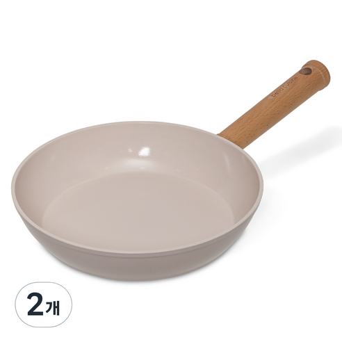 벨라쿠진 인덕션 플럼벨 IH 세라믹 프라이팬, 24cm, 2개