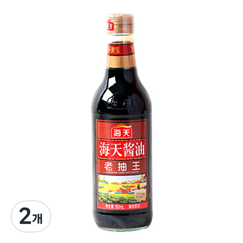 해천 노추왕 간장, 500ml, 2개