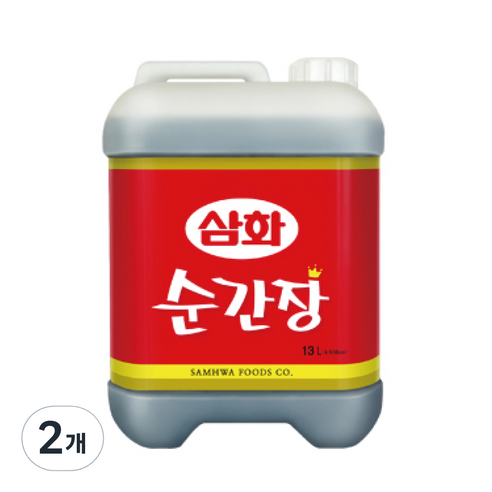 삼화식품 순간장, 13L, 2개