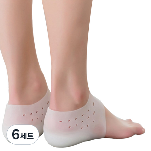 맞벌이라이프 뒷꿈치 관리 키높이 깔창 3cm, 2개입, 6세트