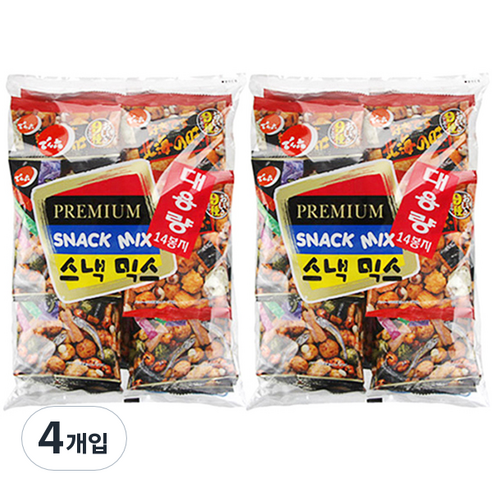 덴로쿠 스낵믹스, 588g, 2개