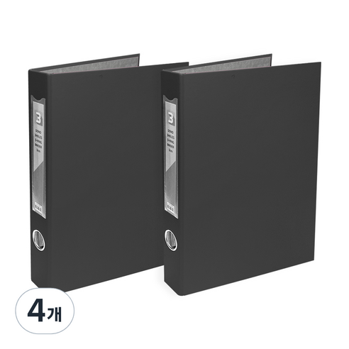 투코비 도노 D링 바인더 3공 A4 3cm, 4개, 검정