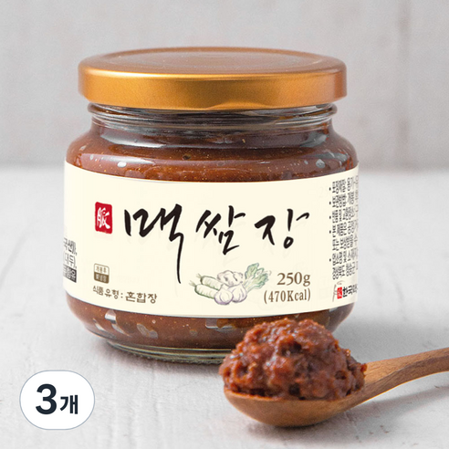 한국맥꾸룸 맥 쌈장, 250g, 3개