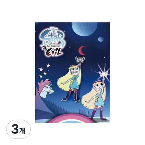 디즈니 프린세스 스타의 모험일기 포스터 뱃지, 3개, 1개입