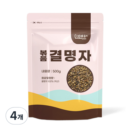 볶음 결명자차, 500g, 4개