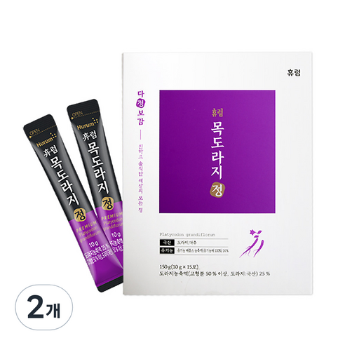 휴럼 목도라지정, 150g, 2개