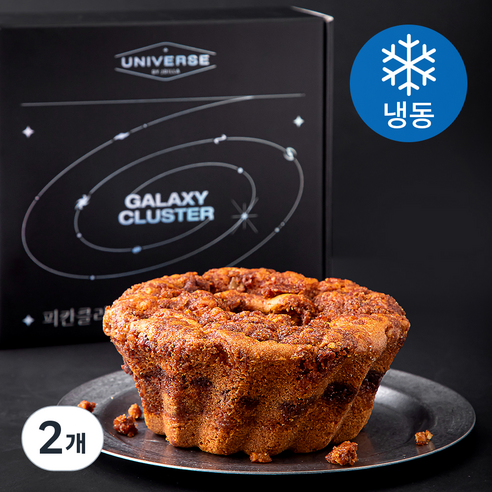 유니버스 바이 제이릴라 피칸클러스터 파운드 (냉동), 250g, 2개