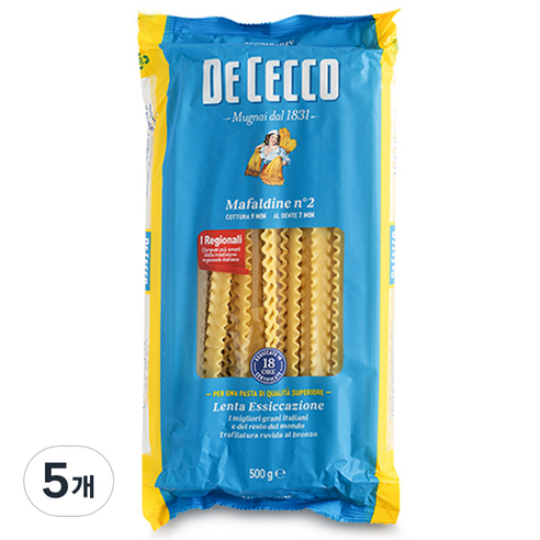 데체코 마팔디네 파스타, 500g, 5개