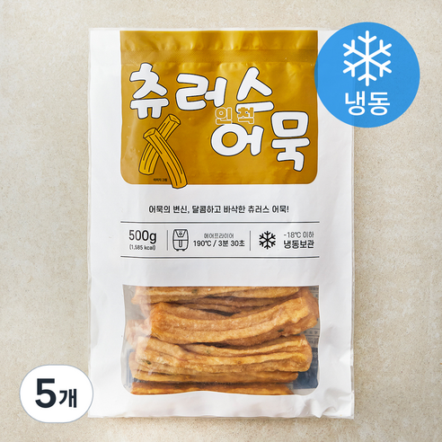 츄러스 인척 어묵 (냉동), 500g, 5개