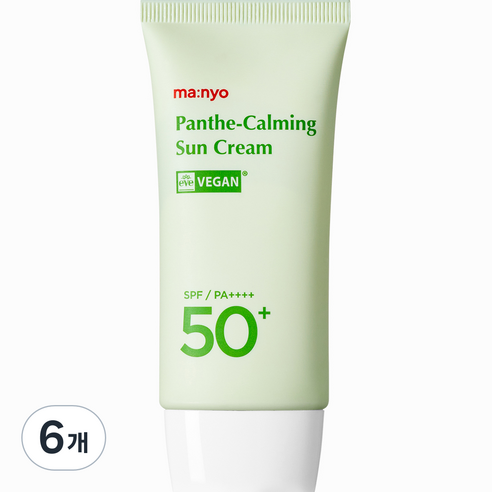 마녀공장 판테카밍 선크림 SPF50 PA++++, 6개, 50ml