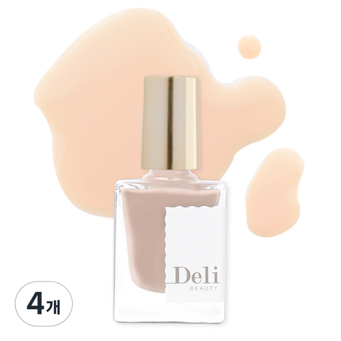 델리뷰티 딥시럽 루어인무드 네일컬러 10ml, MSY03 리썸 베이지, 4개