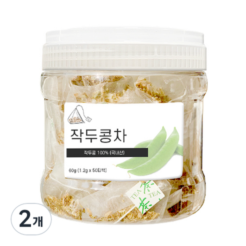 권뱅푸드 작두콩차 삼각티백 50p, 1.2g, 50개입, 2개