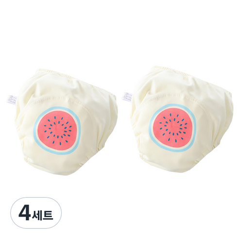 베베니즈 후르츠 유아 배변훈련팬티 2p, 워터멜론, 4세트