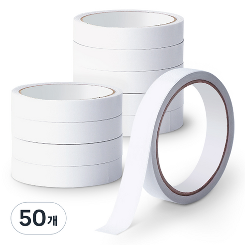 아뜰라임 자국없는 고점도 반투명 양면 테이프 12m x 20mm, 50개