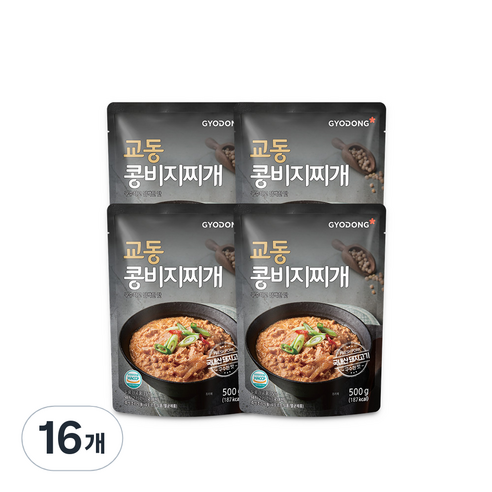 교동 콩비지찌개, 500g, 16개