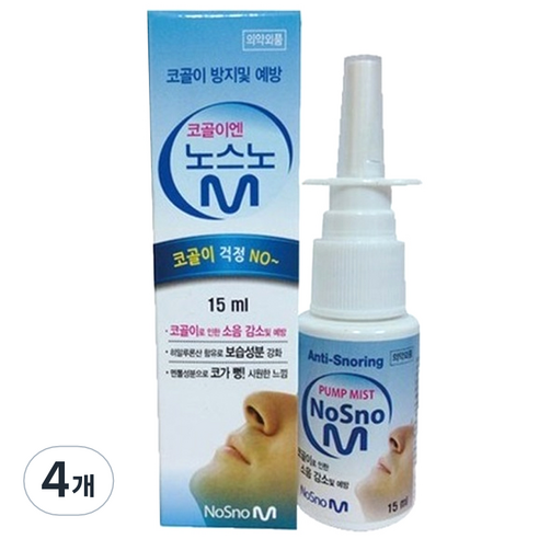 제이케이 노스노멀티 코골이 스프레이, 4개