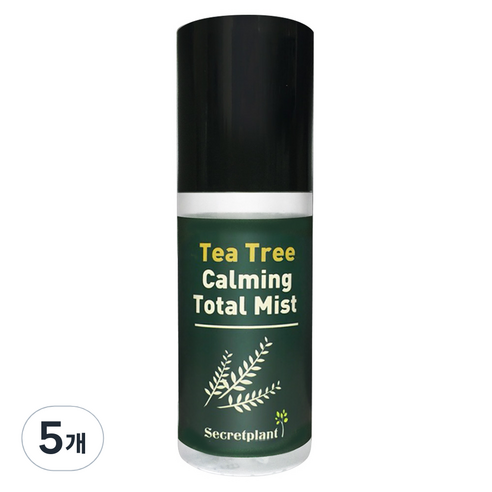시크릿플랜트 티트리 카밍 토탈 미스트, 100ml, 5개